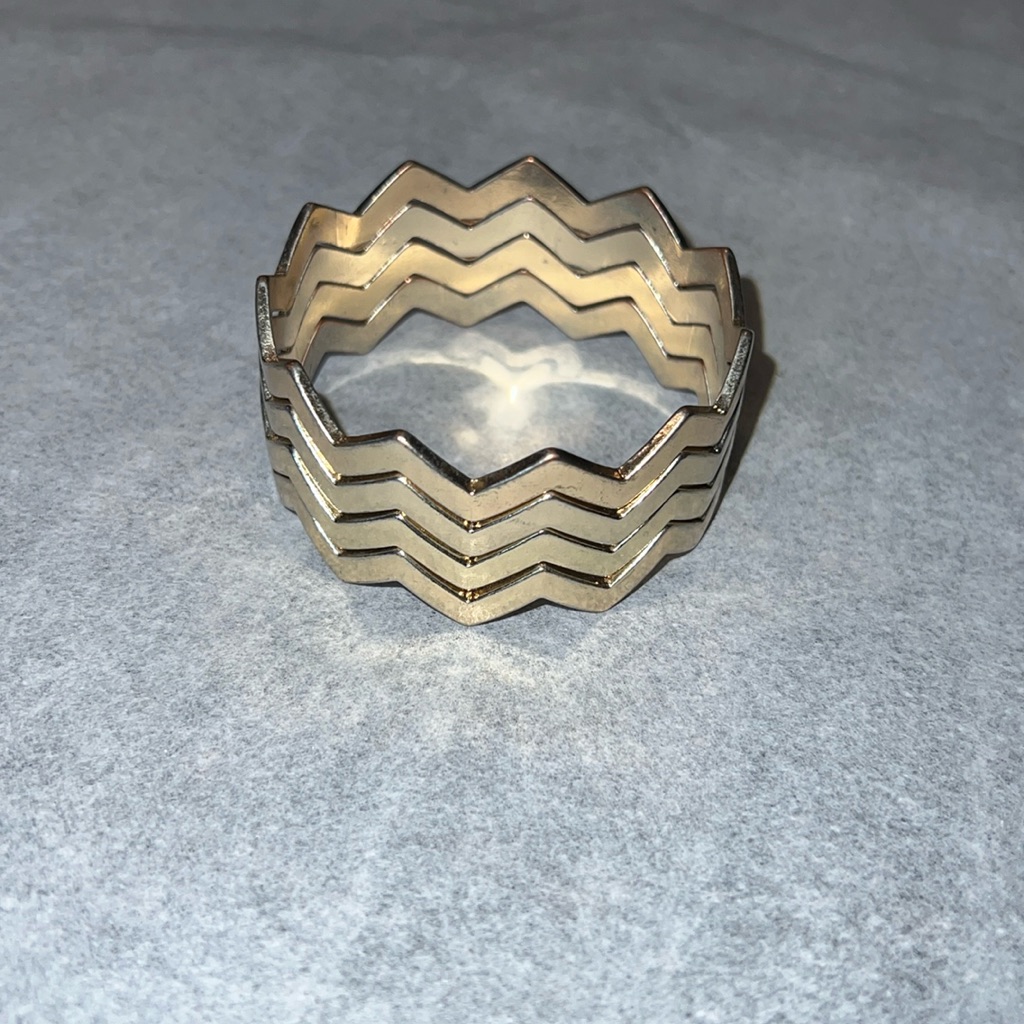 Gold Tone Stackable Bracelets
